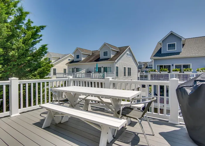 Ocean Block Retreat W/5 Balconies In Bethany Beach